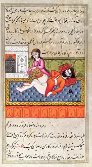 Persian Prints: Persian couple copulating