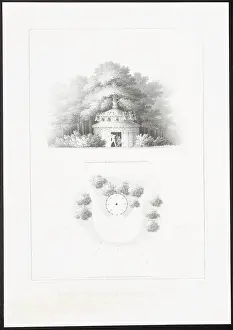 Druck Prints: Persius Ludwig (1803-1845), Schießhütte on the Jägerhofe near Glienicke