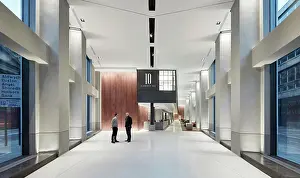 Lounge Prints: Perspective of ground floor reception area and lounge