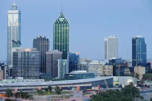 Office Building Prints: Perths skyline