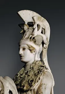 Greece Prints: PHIDIAS (490 -431 BC). Varvakeion Athena