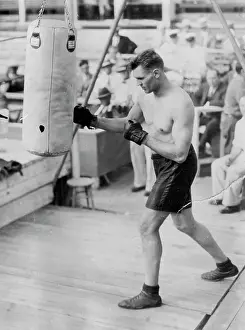 Boxer Prints: Phil Scott - Boxer. March 01, 1954. (Photo by International News Photo)