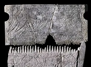 Sculpture In The Round Prints: Phoenician comb. 4th c. BC. From: Junon necropolis