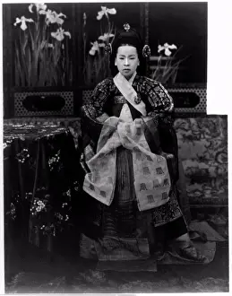 Korean Prints: Photograph of Empress Sunjeong of the Korean Empire (1894-1966)