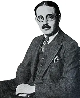 1950 Prints: Photograph of Harold Laski. Harold Joseph Laski (1893-1950) an English political theorist and economist