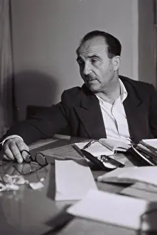 Primeminister Prints: Photograph of Levi Eshkol (1895-1969) Prime Minister of Israel until his heart attack in 1969