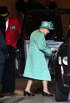1926 Prints: Photograph of Queen Elizabeth II leaving the State Opening of Parliament in December 2019