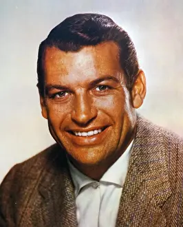 Film Prints: Photograph of Richard Egan (1921-1987) an American actor. Dated 20th Century