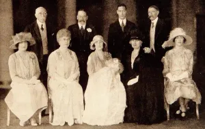 Duke Of York Prints: Photograph taken during the Christening of Princess Elizabeth Alexander Mary (1926- Present)