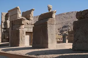 Columns Prints: Photograph of the Throne Hall or 'Hall of a Hundred Columns' at Persepolis