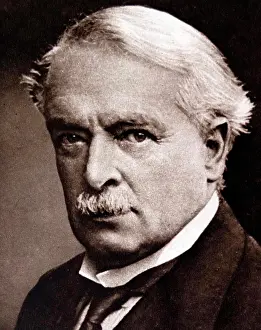 George Prints: Photographic portrait of David Lloyd George (1863-1945) a British Liberal politician and statesman