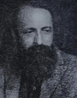 Jewish Prints: Photographic portrait of Martin Buber (1878-1965) an Austrian-born Israeli Jewish philosopher