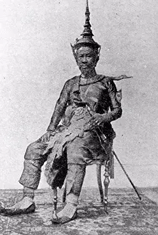 Royal Prints: Photographic portrait of Sisowath