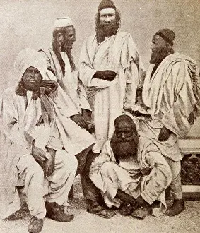 Pakistan Prints: Photographic print of Baloch people, a mixed Aryan and Tartar descent