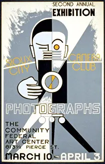 Archival Illustrations Prints: Photographs, second annual exhibition, Sioux City Camera Club circa 1936-1939