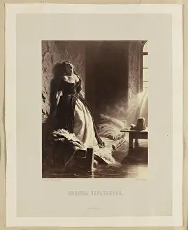 Albums Prints: ﻿Photography of the painting Princess Tarakanova' by Konstantin Dmitriyevich Flavitsky
