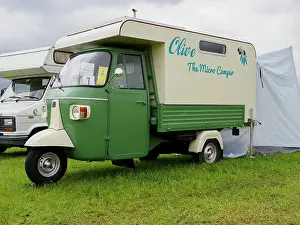 England Prints: Piaggio Ape micro campervan on display at the Launceston Steam & Vintage Rally