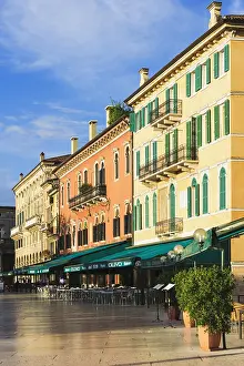 Balcony Prints: Piazza Bra; Verona, Italy