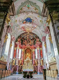 Cloister Prints: The picturesque Rein Abbey church interior