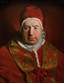 Pope Prints: Pierre Hubert Subleyras; French; Saint-Gilles-du-Gard 1699-1749 Rome; Pope Benedict XIV (Prospero Lambertini; 1675-1758)