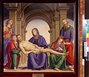 Suffer Prints: Pieta by Perugino, Oil on canvas