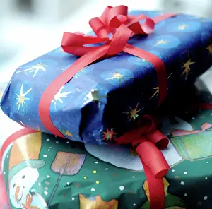 Holidays Prints: Piled gifts