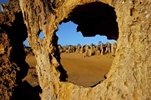Arid Prints: Pinnacles desert limestone pillars