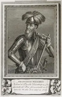 Spaniard Prints: PIZARRO, Francisco (1476-1541)