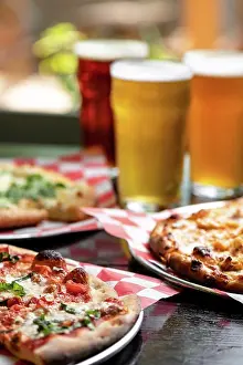 Cheese Prints: Pizza and Beer