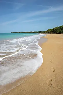 Archipelago Prints: Plage de Clugny, dream beach in Sainte Rose, Guadelupe French Antilles, France, Europe