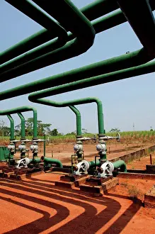Society Prints: Plant of ethyl alcohol from Sugar canes Brazil