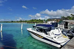 Caribbean Prints: Playa Boca Chica, Palm Beach, Boca Chica, Dominican Republic, Caribbean, Central America