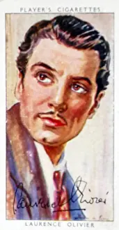Players Prints: Player's Cigarettes card depicting Laurence Olivier