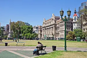 Supreme Court Prints: Plaza Lavalle with the Supreme Court
