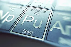 Metallic Prints: Plutonium (Chemical Element)