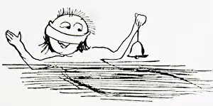 Cartoon Prints: The pobble caracater by Edward Lear (1812 ñ 1888) English artist