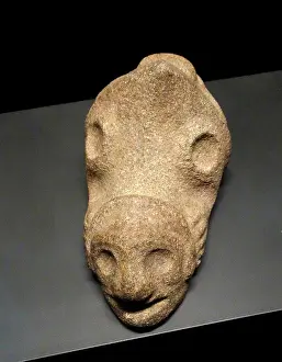 Caribbean Prints: Pointed stone from the Taíno culture