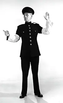 Produced Prints: Police uniform produced from a wool/nylon blend