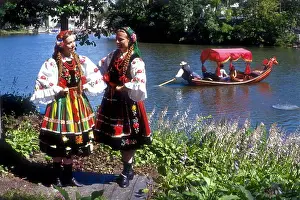 Culture Prints: Polish Women, Costumes from Lowicz Region