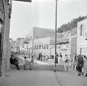 January Prints: Poll photo collection. Israel 1948-1949: Safad (Safed)
