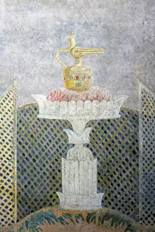 Frescoes Prints: Pompeii Archaeological Site, Campania