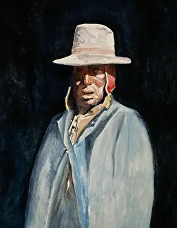 Serene People Prints: The Porter in Cuzco, Peru by Carl Berman, 1956, 1915-1990