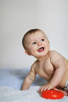 Body Part Prints: Portrait of a 9 month baby boy