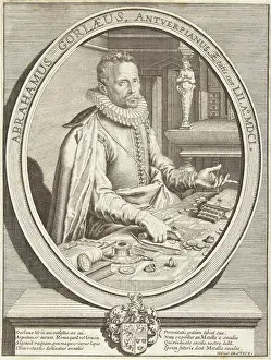 Anonymous Prints: Portrait of Abraham Gorlaeus at the age of 52