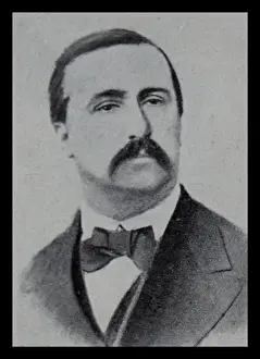 Portrait of Alexander Borodin (1833-1887) a Russian Romantic composer. Dated 19th Century