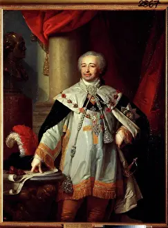 Gray Hair Prints: Portrait of Alexander Kurakin by Vladimir Lukich Borovikovsky