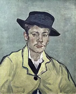 Mustache Prints: Portrait of Armand Roulin 1888 Vincent van Gogh (1853-1890/Dutch) Oil on Canvas Folkwang Museum
