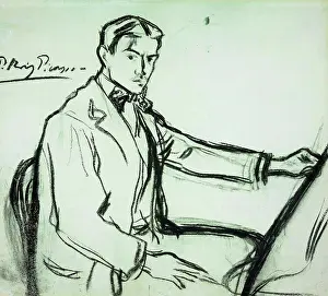 Thoughtful Prints: Portrait of the Artist; Portrait de l'Artiste