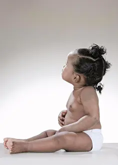 Beginnings Prints: Portrait of a baby girl