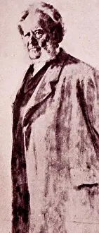 Norwegian Prints: Portrait of Bjørnstjerne Bjørnson (1832-1910) a Norwegian writer and Nobel Prize Laureate in Literature